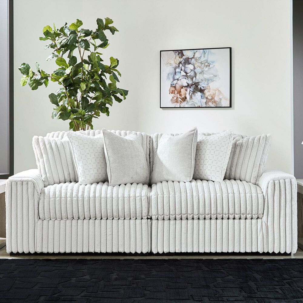 Ashley Stupendous 2-Piece Symmetrical Sectional Sofa in Alloy, , large