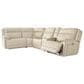 Ashley Double Deal 5-Piece Power Reversible Reclining Sectional with Console in Almond, , large