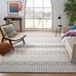 Safavieh Natura NAT855A 9" x 12" Ivory and Grey Area Rug, , large