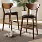 Baxton Studio Eline Counter Stool in Walnut (Set of 2), , large