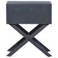 Belle Furnishings Midnight 1-Drawer Accent Table in Blue, , large