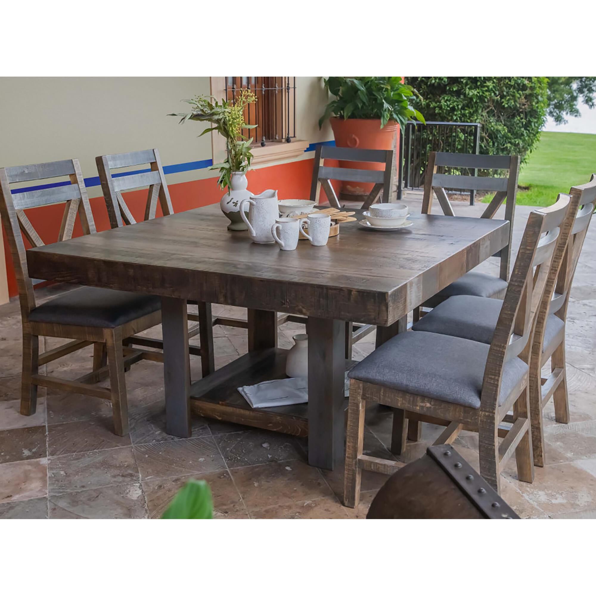 Square counter height table shop