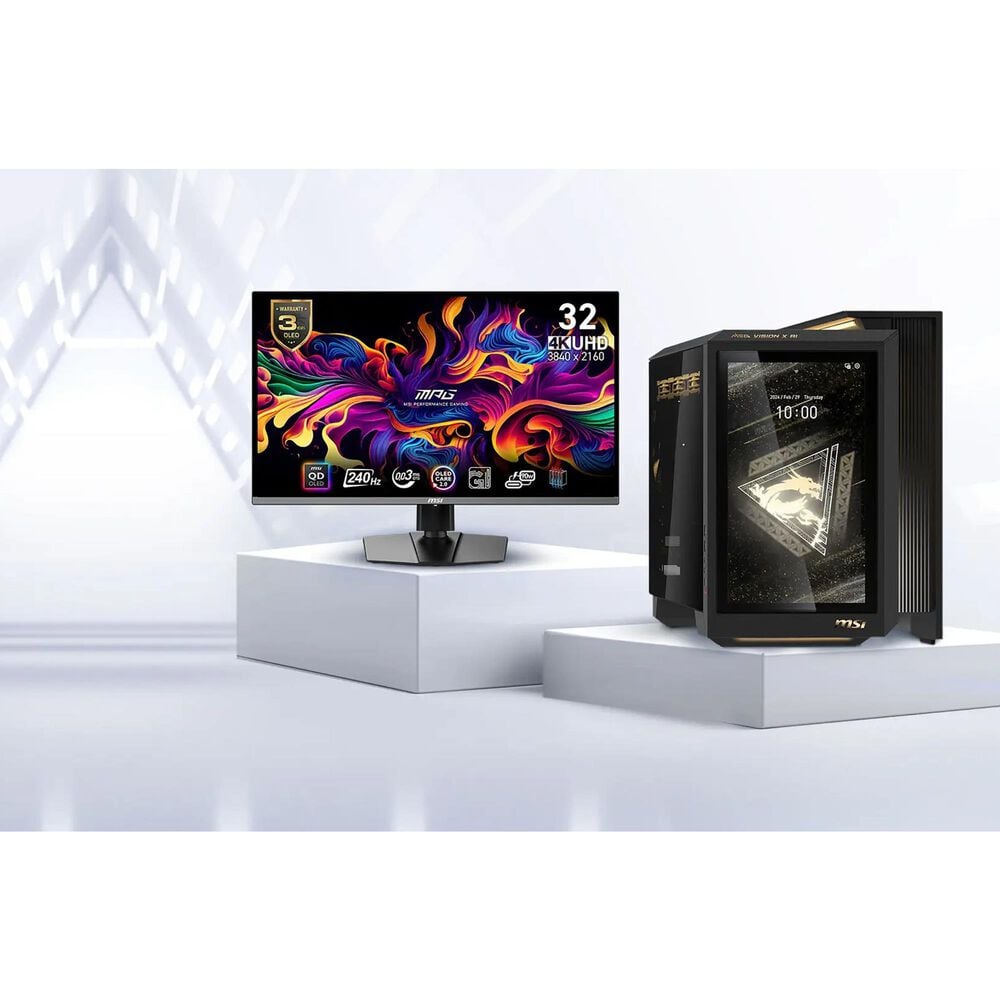 MSI 49&quot; OLED Curved Gaming Monitor in Metallic Black, , large