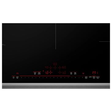 Bosch 36" Induction Cooktop, 800 Series, Black, Stainless Steel Frame, Home Connect, , large