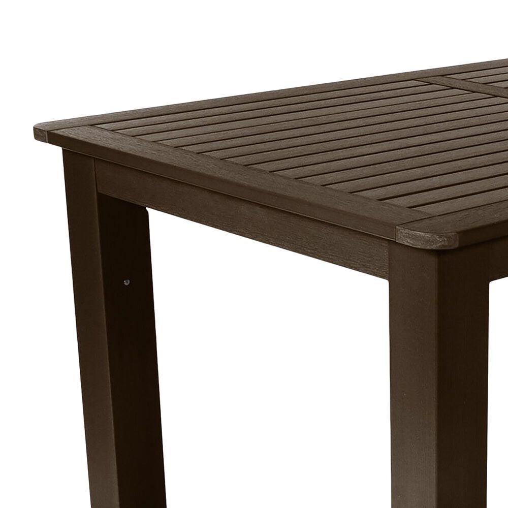 Highwood USA Hamilton 7-Piece Patio Dining Set in Weathered Acorn Finish, , large
