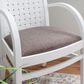 Linon Home Decor Samantha Woven Arm Chair in White, , large