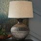 Ashley Magan Metal Table Lamp in Antique Bronze, , large