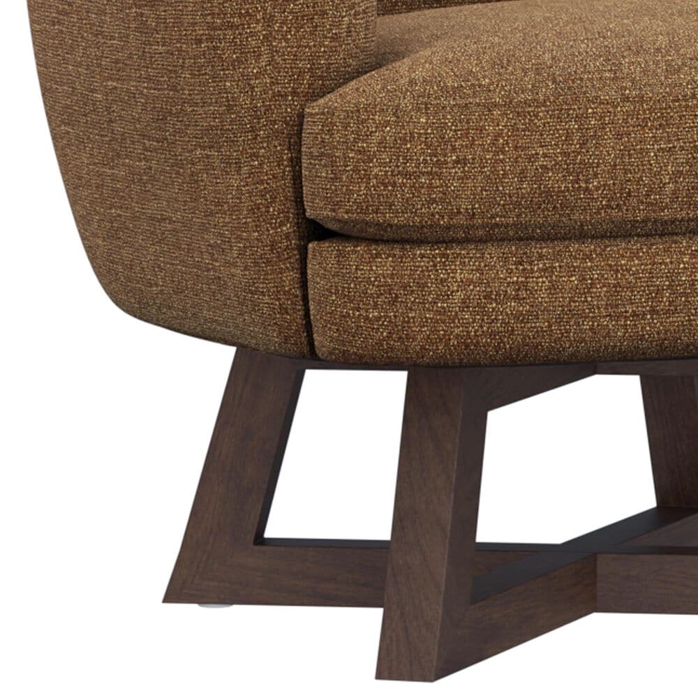 Golden Wave Furniture Moira Swivel Chair in Cocoa, , large