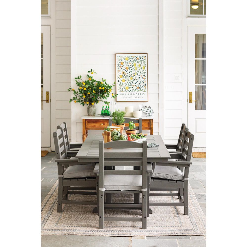 Ashley Visola Dining Chair with Cushion in Gray - Set of 2, , large