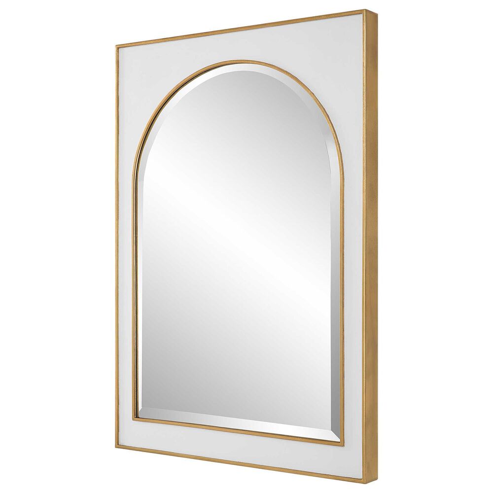Uttermost Crisanta Mirror in White and Gold, , large