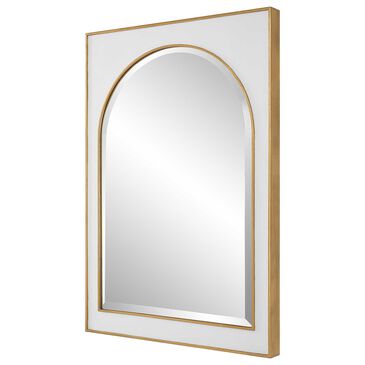 Uttermost Crisanta Mirror in White and Gold, , large