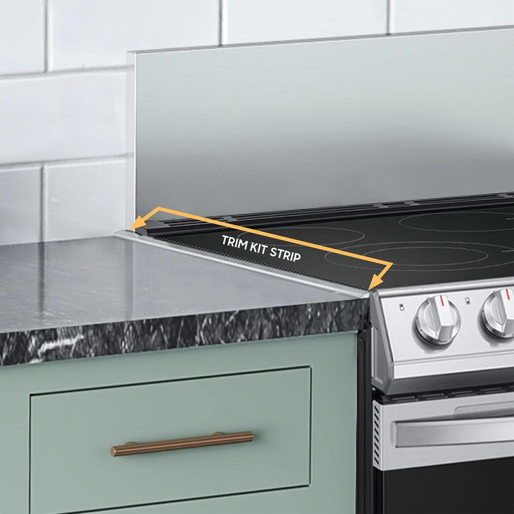 Samsung Trim Kit for 30&quot; Slide-In Range in Stainless Steel, , large