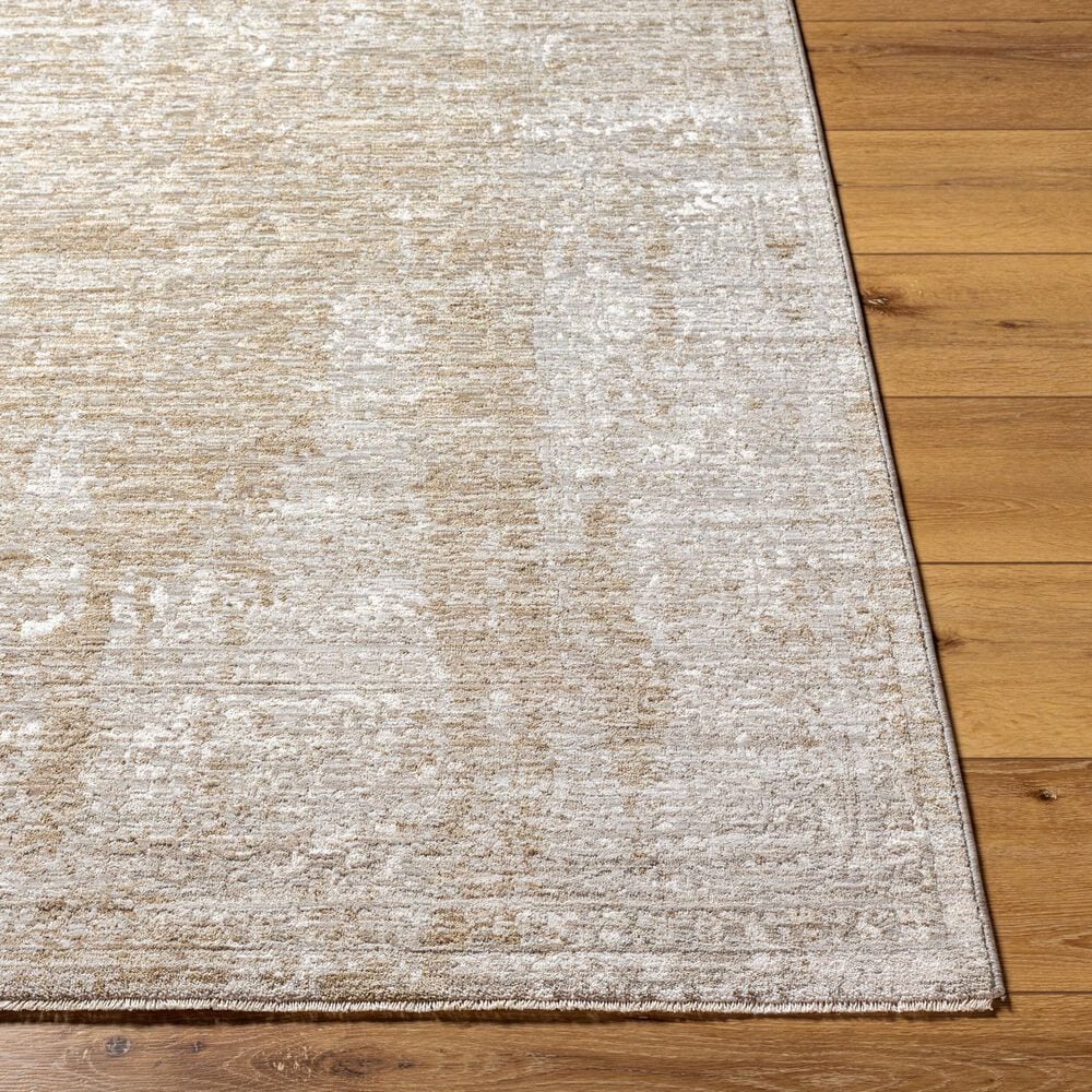 Surya Masterpiece MPC-2322 Medium Gray, Light Gray and Cream 2&#39;7&quot; x 10&#39; Runner, , large