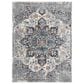 Amer Rugs Montana 2"7" x 8" Gray and Blue Runner, , large