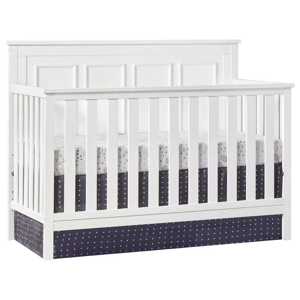 Oxford Baby Bennett 4-In-1 Convertible Crib in Rustic White, , large
