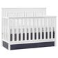 Oxford Baby Bennett 4-In-1 Convertible Crib in Rustic White, , large