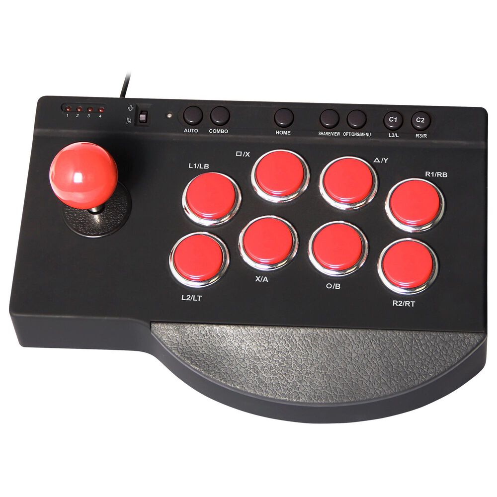 SUBSONIC Arcade Stick in Black and Red, , large