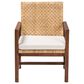 Baxton Studio Lovina Arm Chair in White, , large
