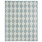 Nourison Positano Geometric Aqua 7" x 10" Indoor/Outdoor Area Rug, , large