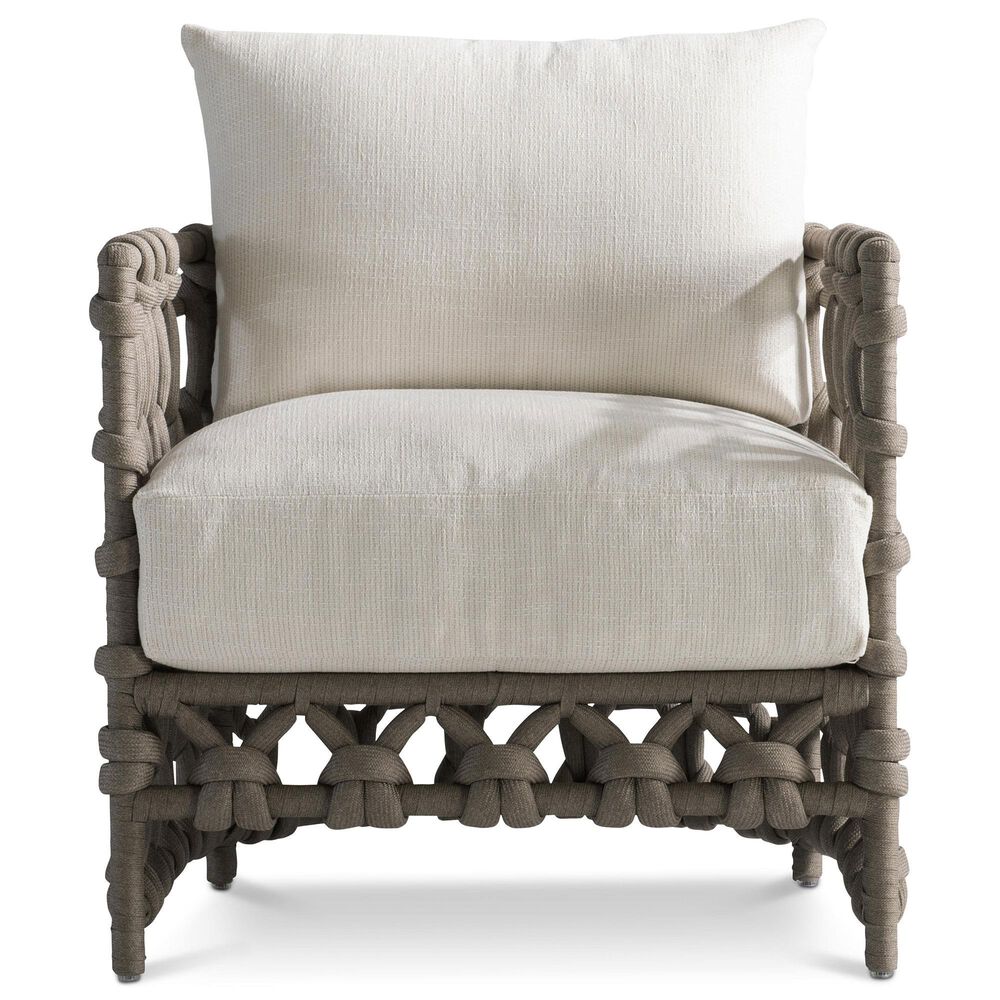 Bernhardt Nodi Outdoor Chair in White/Cream, , large