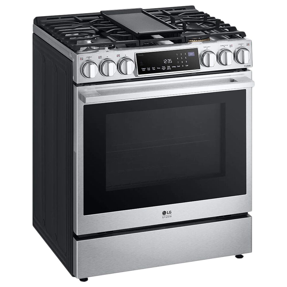 LG Studio 6.3 Cu. Ft. Slide-in Gas Range with ProBake Convection in Stainless Steel, , large