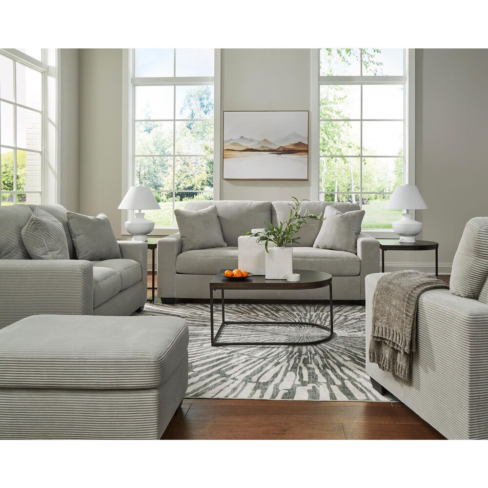 Ashley Greenbriar Ottoman in Smoke, , large