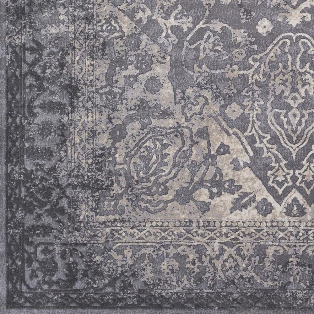 Surya Tibetan TBT-2300 2&#39; x 3&#39; Charcoal, Ivory and Khaki Scatter Rug, , large