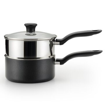 T-Fal 3 Qt. Double Boiler Specialty Stainless Nonstick Cookware, , large