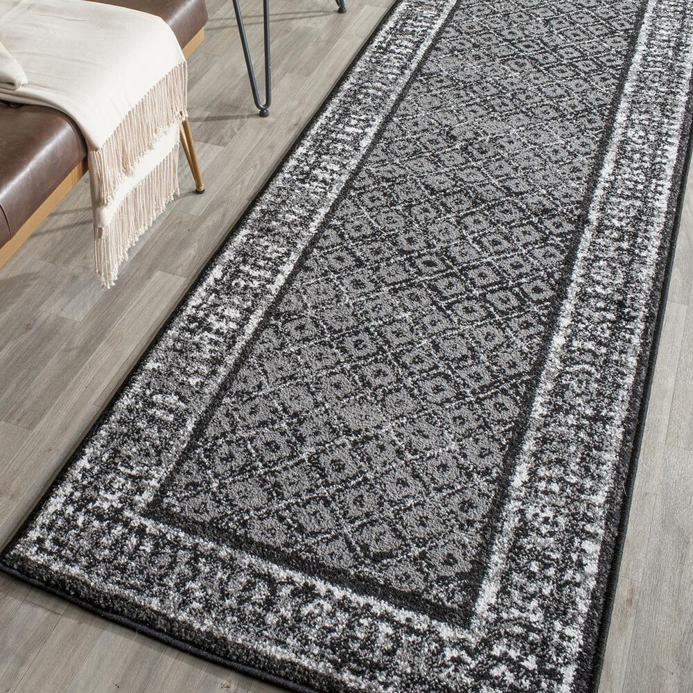 Safavieh Adirondack ADR110A-210 2&#39;6&quot; x 10&#39; Black/Silver Runner, , large