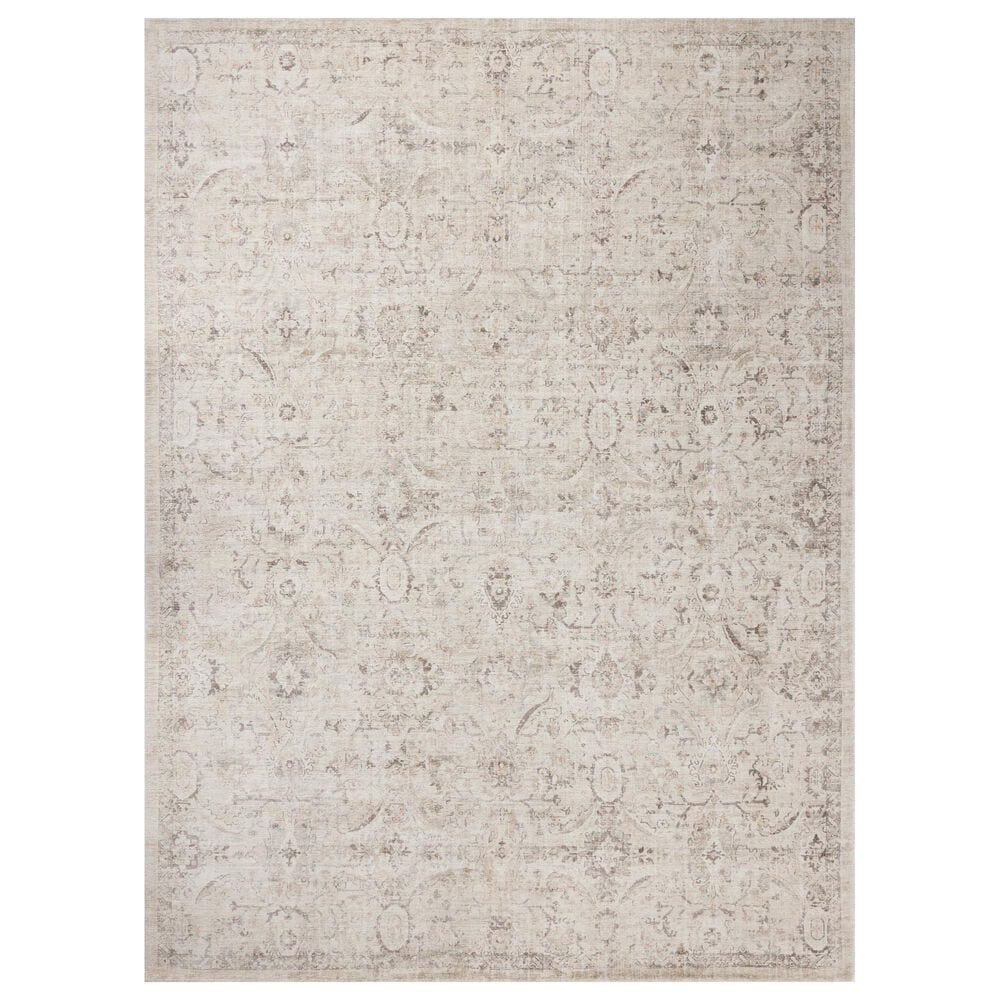 Loloi Marcella Cream and Pebble 2" x 3" Area Rug, , large
