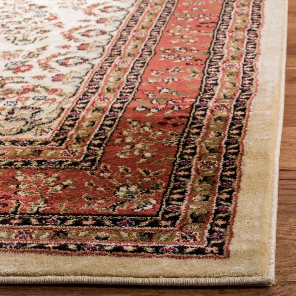 Safavieh Lyndhurst 9&#39; x 12&#39; Ivory and Rust Area Rug, , large