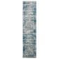 Safavieh Aria ARA156B 2" x 8" Blue and Creme Runner, , large
