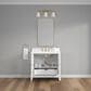 37B Kinsale 36" Single Bathroom Vanity Cabinet in Bright White with White Composite Stone Top and Backsplash, , large