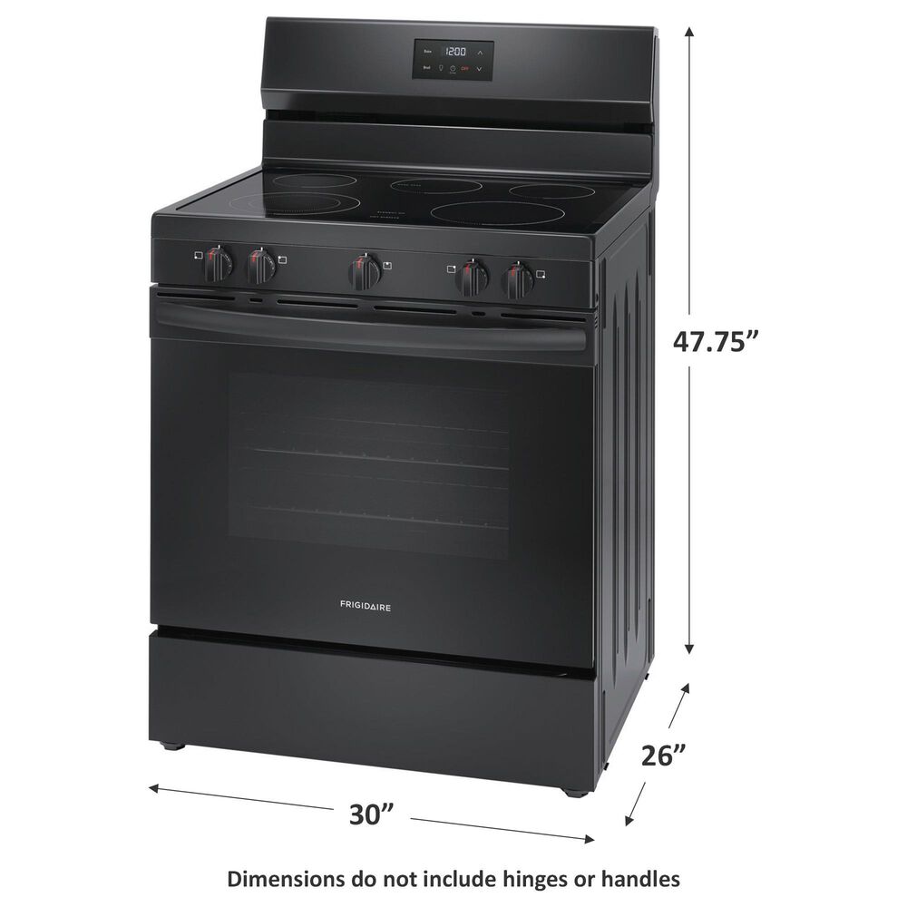 Frigidaire 30&quot; Freestanding Electric Range in Black, , large