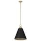 Hunter Klein 16" 3-Light Pendant in Alturas Gold, , large
