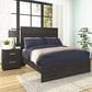 Ashley Belachime Full Panel Bed with Nightstand in Dark Charcoal, , large