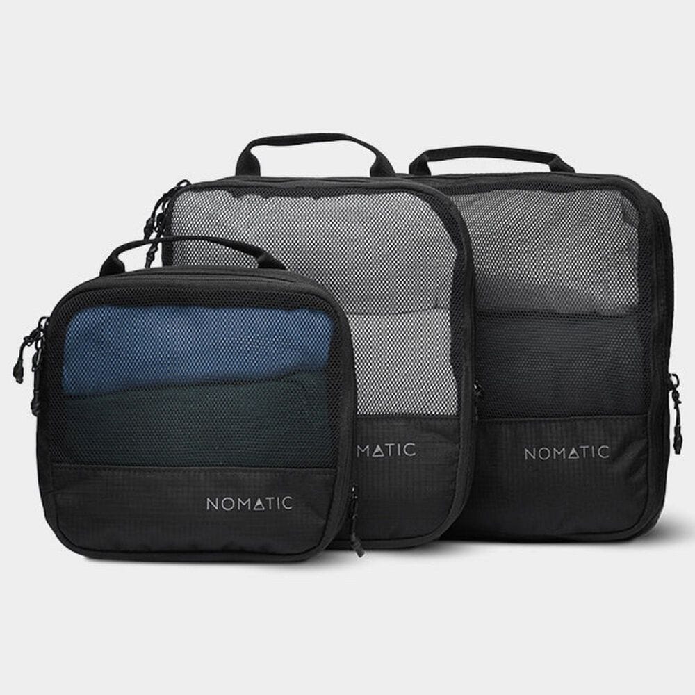 Nomatic 3-Pack Compression Packing Cubes in Black, , large