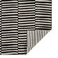 Momeni Xander Striped 2" x 8" Black Runner, , large