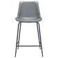 Zuo Modern Byron Counter Chair in Gray/Black, , large