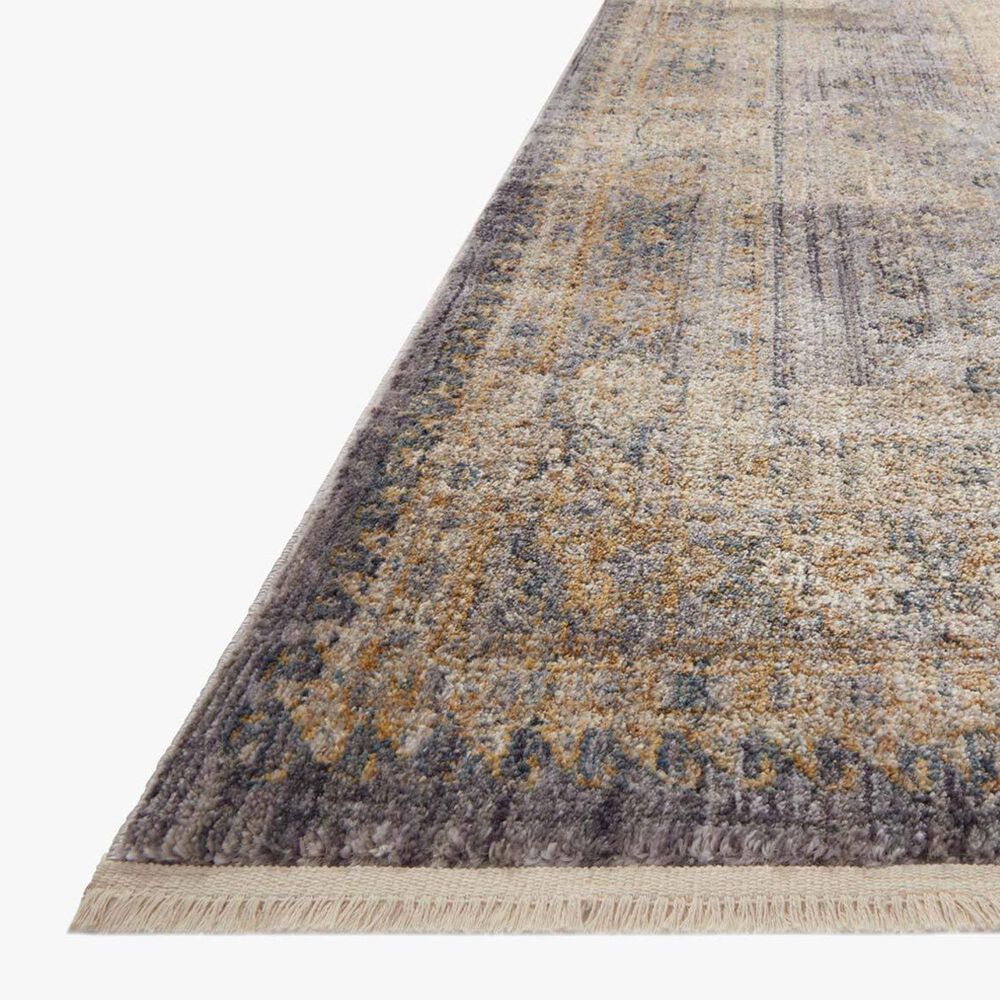 Magnolia Home Janey JAY-02 5&#39;3&quot; x 7&#39;8&quot; Slate and Gold Area Rug, , large