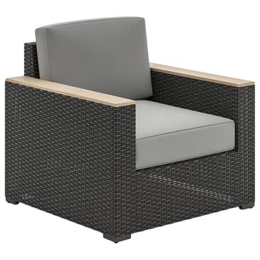 Homestyles Boca Raton Patio Arm Chair in Brown, , large