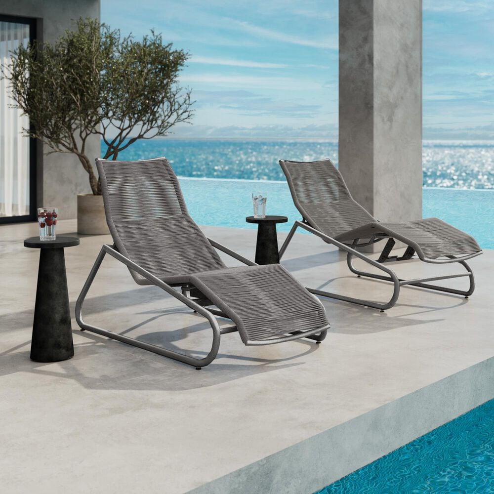 Ebel Outdoor Furniture Bellino 10" Round Patio Drink Table in Iron, , large