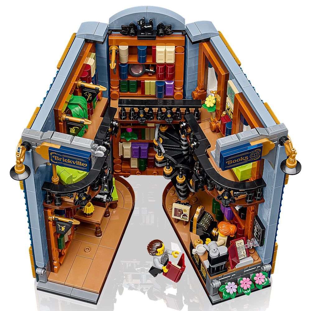 LEGO Icons Bookstore Book Nook Building Set, , large