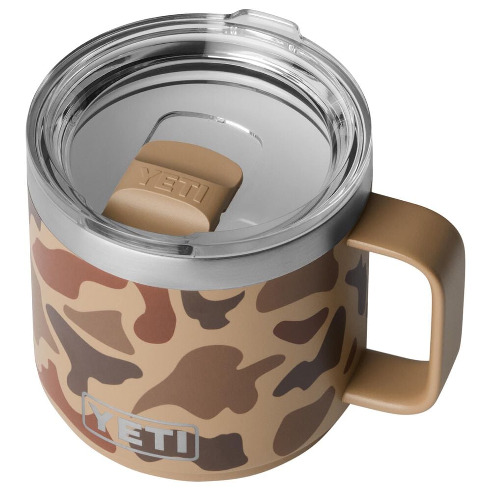 YETI Rambler 14 Oz DuraSip Ceramic Lining Mug 2.0 with MagSlider Lid in Wetlands Camo, , large