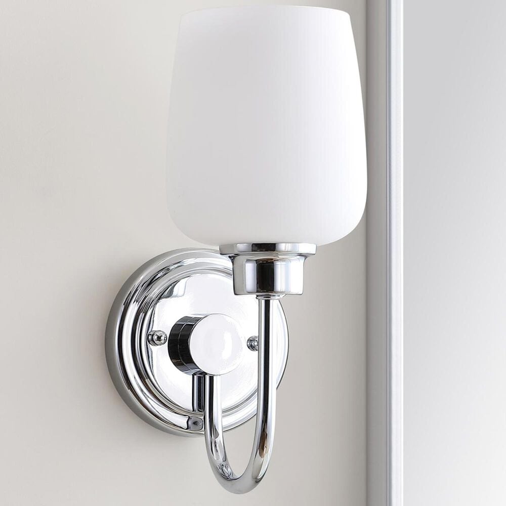 Safavieh Casen Bathroom Sconce in Chrome, , large