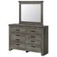 Ashley Frandern 4-Piece Twin Panel Bedroom Set in Rustic Warm Gray, , large