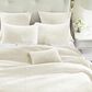 HiEnd Accents Stonewashed Velvet Full/Queen Quilt in Vintage White, , large
