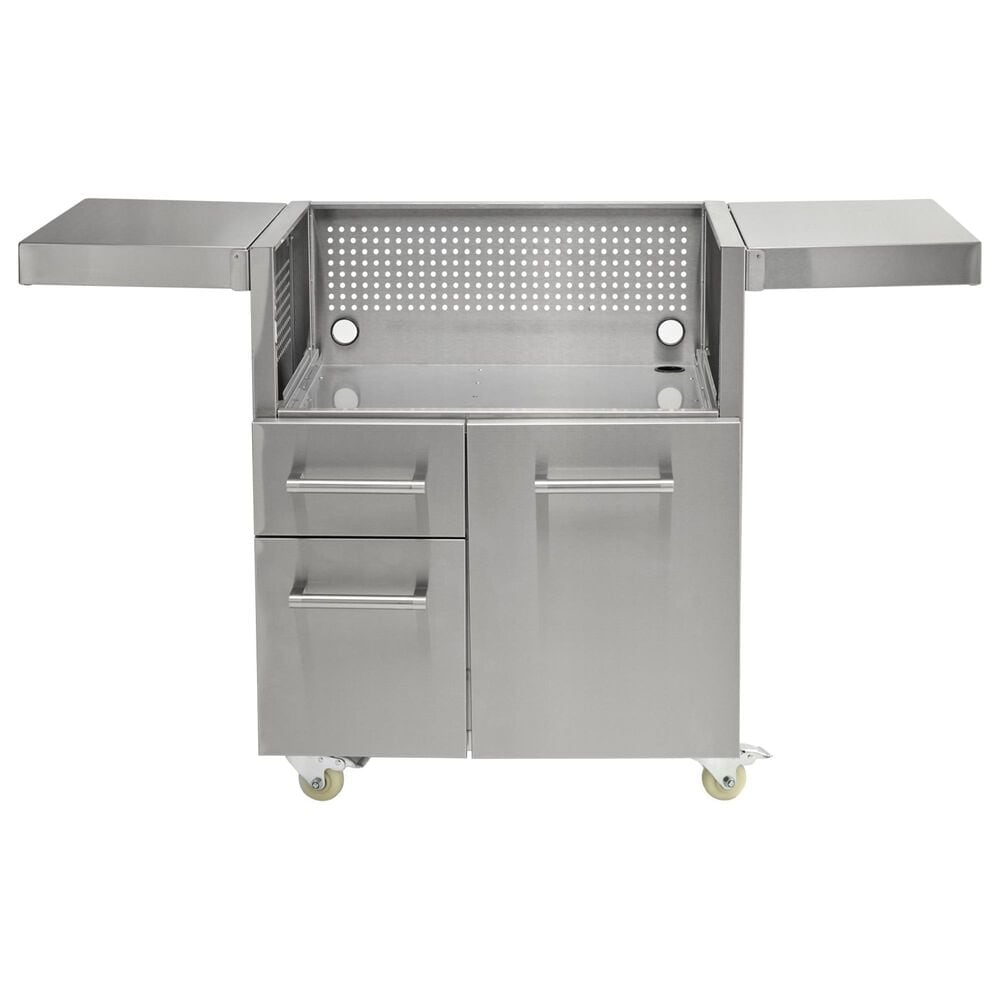 Coyote Outdoor 30" Flat Top Grill Cart in Stainless Steel, , large