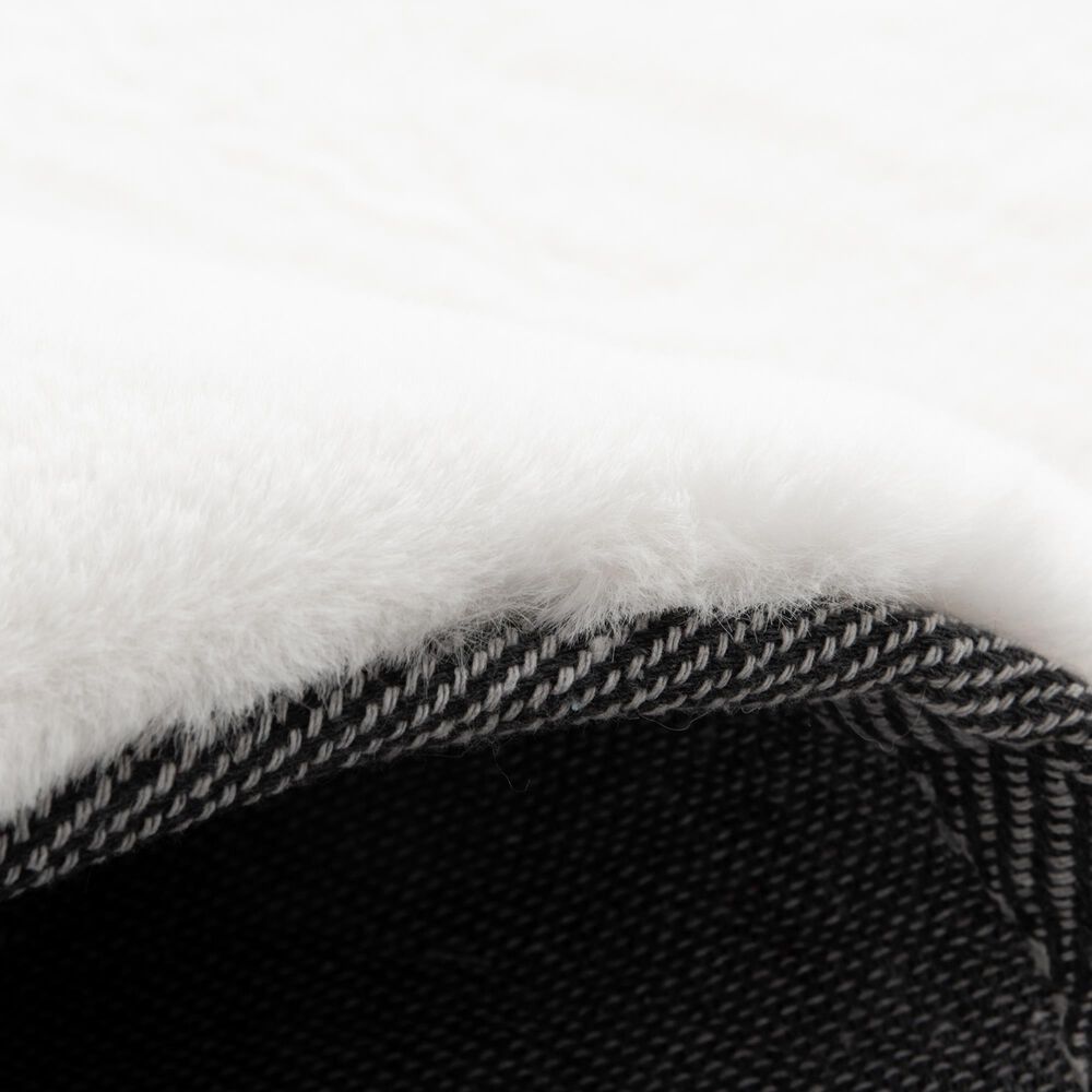 Central Oriental Avid Faux Fur Ivory 7'6" x 9'6" Area Rug, , large