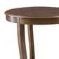 Linon Home Decor Aubert Round Side Table in Hazelnut, , large